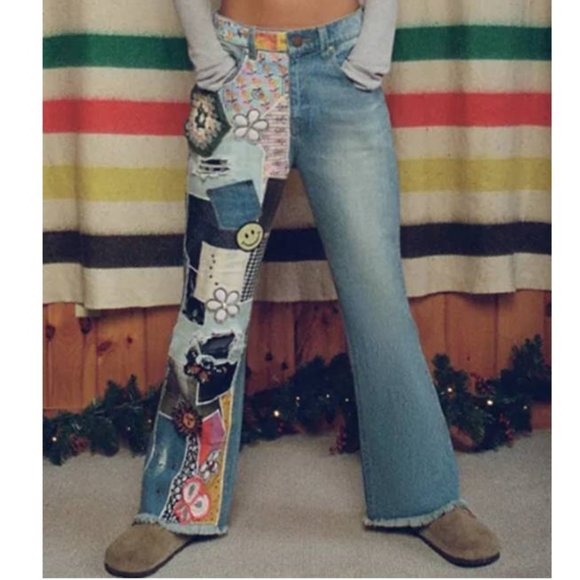 BDG High-Waisted Flare Crafted Cotton Jean - Picture 4 of 4